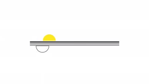 Yello Circle Abstract Alpha Animation