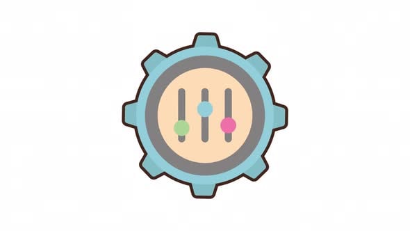 Configuration Icon Animation, Elements Motion Graphics ft. animated ...