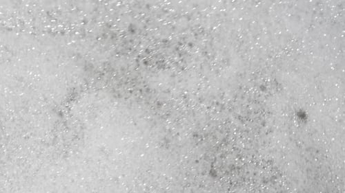 Foam Bubble From Soap or Shampoo Top View Soap Foam Texture Surface for White Abstract Background