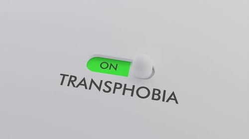 Turning Switch From OFF to ON The Transphobia Switch