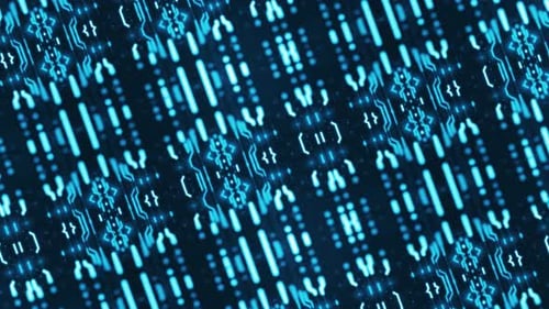 Abstract Wires and Dots Grid Background