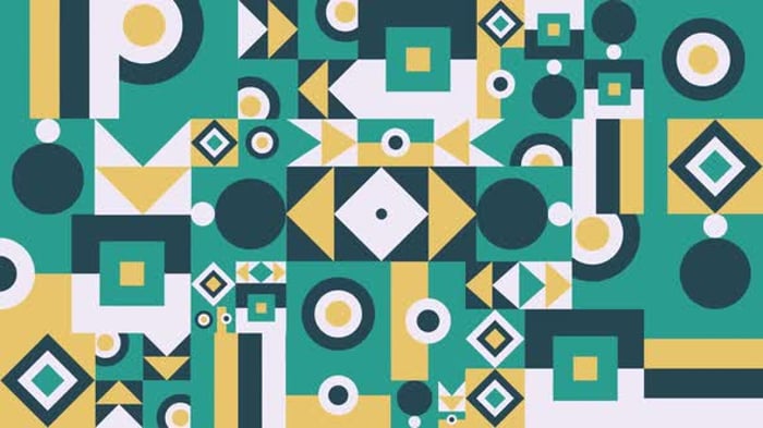 Animated Geometric Pattern Background - Loopable, Backgrounds Motion ...