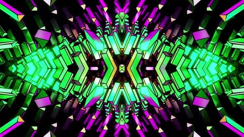 Neuer Vj Loop Equalizer Kristall für Party-Hintergrund, Grün, Neon HD