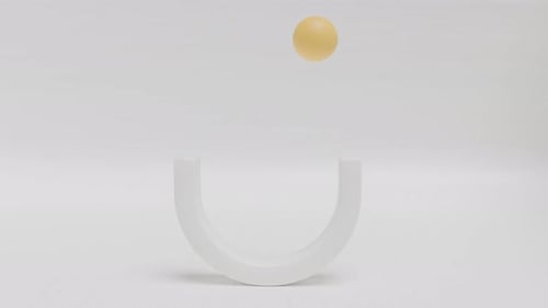 Animación de formas de bucles 3D de Física