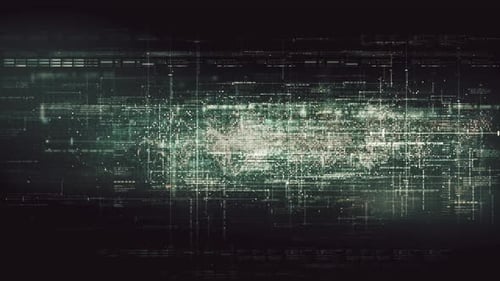 Fortschrittliche digitale Datenmatrix mit Bewegungsgrafik, Web3-IOT-Cyberumgebungssimulation, Big-Data-Analyse