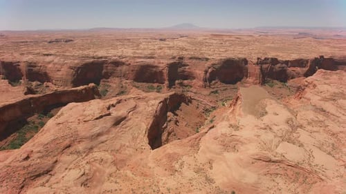 Canyonlands National Park, Utah Circa-2019. Aerial View of Canyonlands. From Helicopter