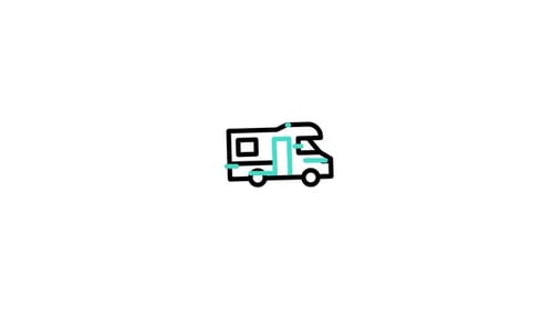 Camper Animated Icon