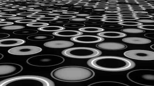 Abstract Circles Fade In and Out