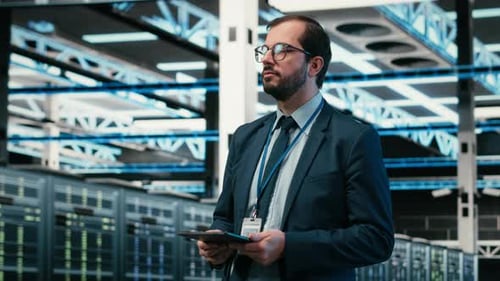 Upgrading Systems Tablet and Software Developer in Data Center