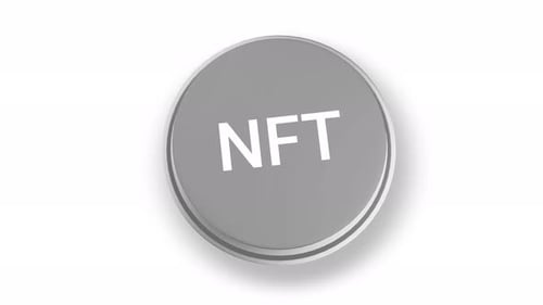 Animated 3D NFT Button Click