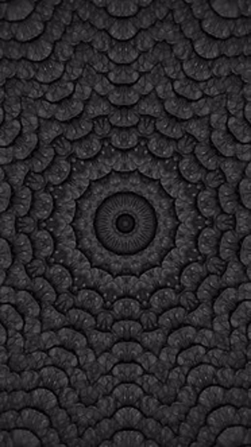 Effet de parallaxe. Fond de peau de serpent radial. Gros plan sur la texture de la peau de serpent. Vidéo verticale