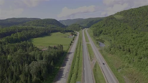 Schöne Autoreise Der Berg