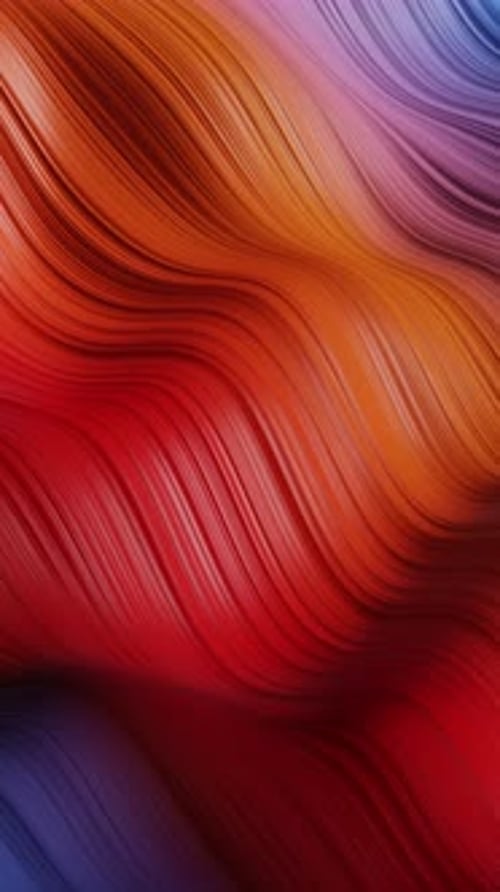 Fluid Abstract Wavy Lines Colorful Motion Background