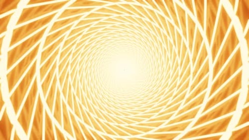 Túnel dourado em loop V1