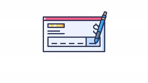 Paycheck looping animation