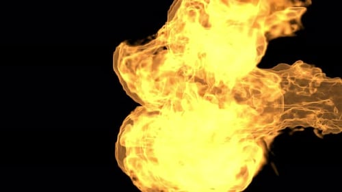 Fire, flame, explodes,smoke, fume and burning video transitions