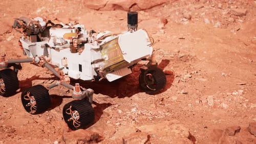 Mars Rover Perseverance Exploring the Red Planet Elements Furnished By NASA