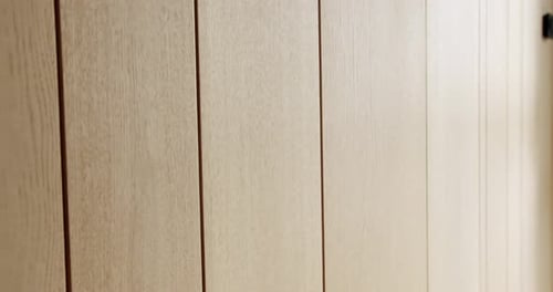 Tablero de textura de fondo de madera Paneles de madera en la cocina