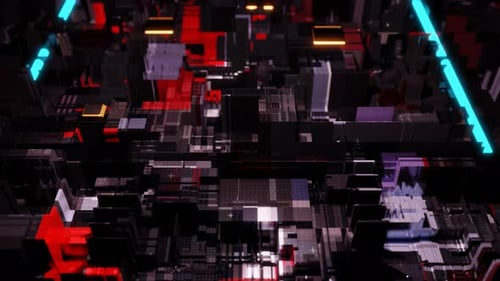 Abstract Digital Background Loop