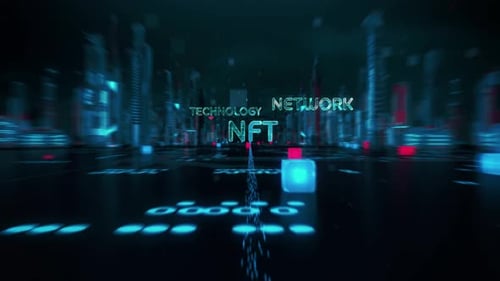 Futuristic Digital City Metaverse Technology Reveal