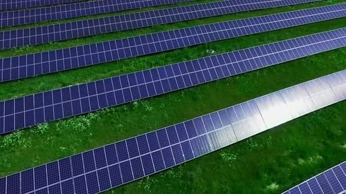 Green Field Solarpanel-Anlage