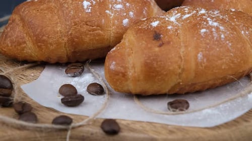 Croissant Rotation close up