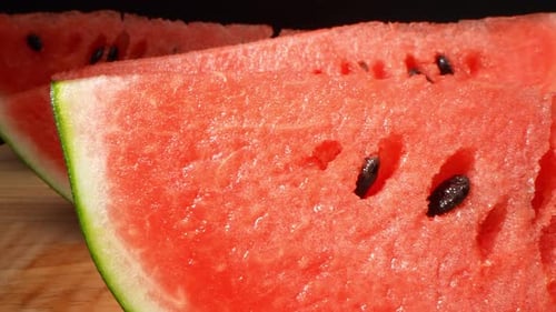 Watermelon in macro video