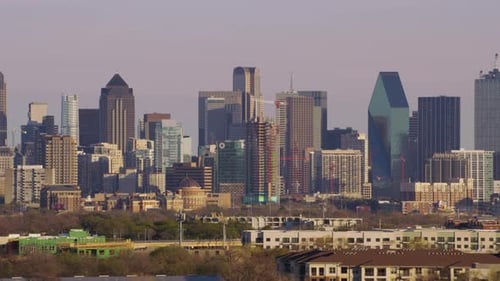 Dallas Texas Aerial View of Dallas Texas Aerial