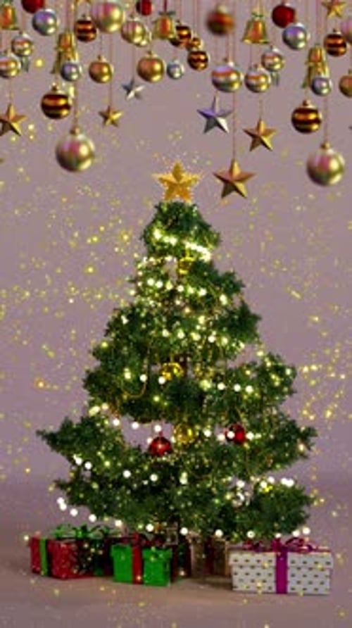 Christmas Background Vertical