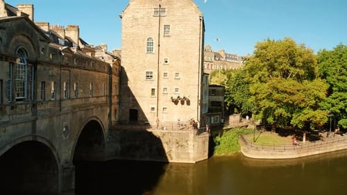 Pulteney Bridge, Bath, Somerset, England, UK