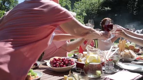 Happy Family Summer Garden Celebration