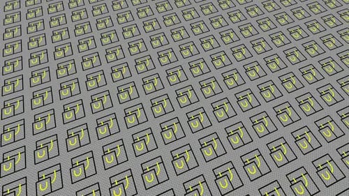 Dynamic Background with Animated Shopping Bag Icons, Exclusive, Unique Design