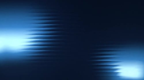 Abstract Blue Horizontal Lines Background Animation