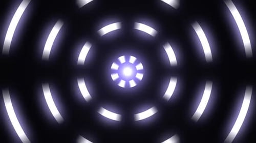 Dynamic light tunnel pulses with futuristic energy
