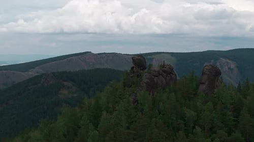 A Majestic View of the Serene Mountains From a Breathtaking High Vantage Point