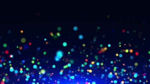 Colorful Particle Background Loop V9