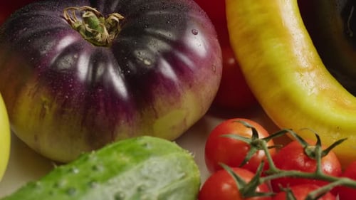 Lebensmitteleinkaufsmarkt, Gemüselieferung, Online-Shop, Kauf von Tomaten, Gurken, Paprika, Brokkoli in