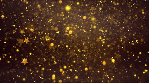 Christmas Snow And Snowflakes Stars Background 42