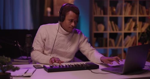 Engaging in Creative Music Production Within the Comfort of Your Home Studio Environment