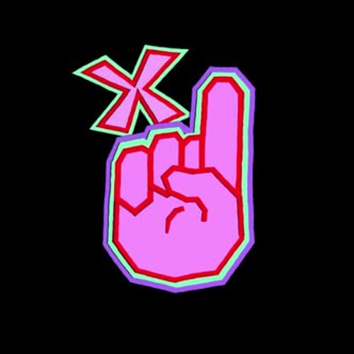 Animated Pointing Finger with Graphic Accent