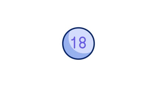 Eighteen Animated Icon