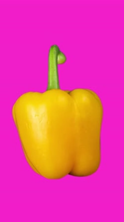 Pattern of Animated Peppers in Vertical