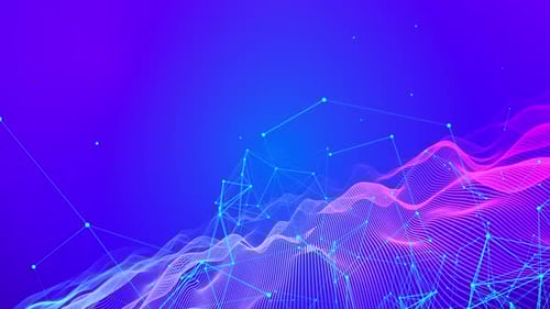 Blue Plexus Technology Network Interface Background Loop