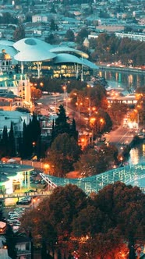 Tbilisi Georgia Top View Of