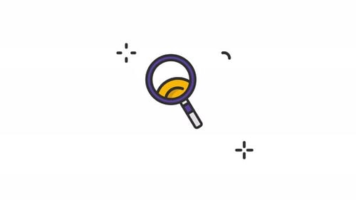 Analyst Money Animated Icon Alpha Channel