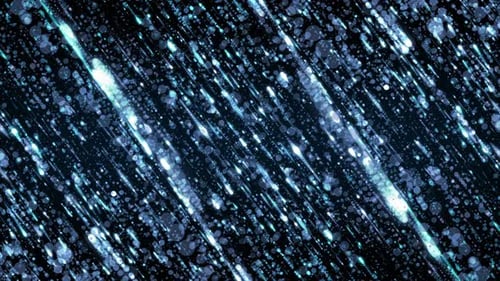 4K Concept of digital computer networking tunnel in futuristic technology in blue concept 8