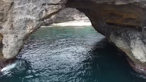 Broken beach in Nusa Penida, Bali, Indonesia