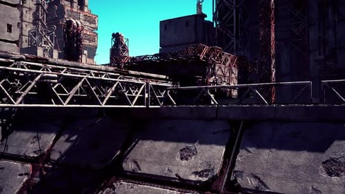 Close Up Industrial View at Oil Refinery Plant Form Industry Zone