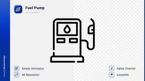 Animation Fuel Pump Icon