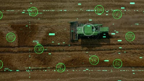 Futuristic agriculture technology of harvest growing control in greenhouse